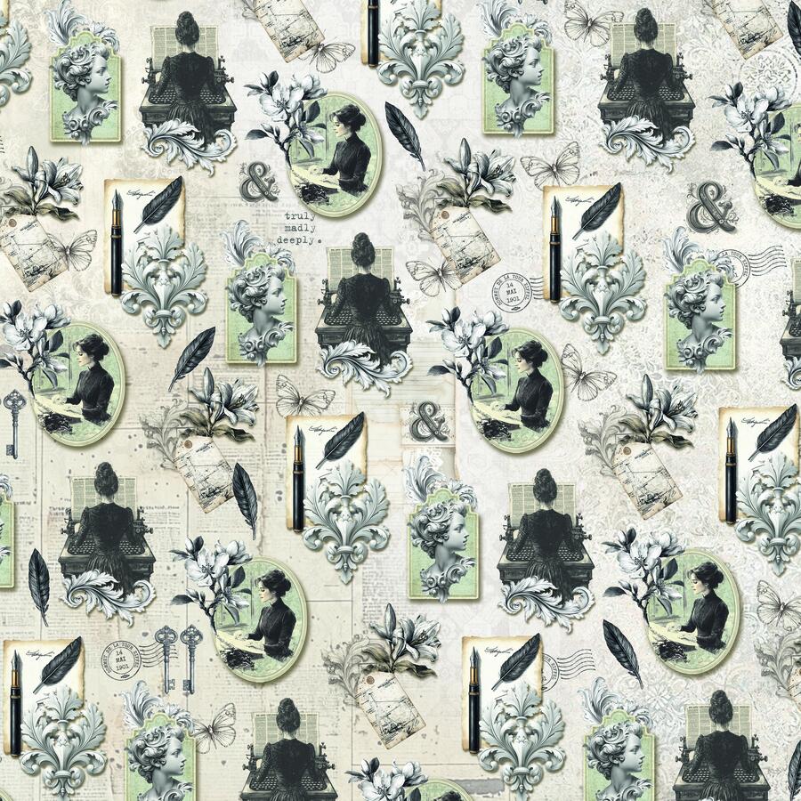 Typographic Paper Pad 20,3 x 20,3 