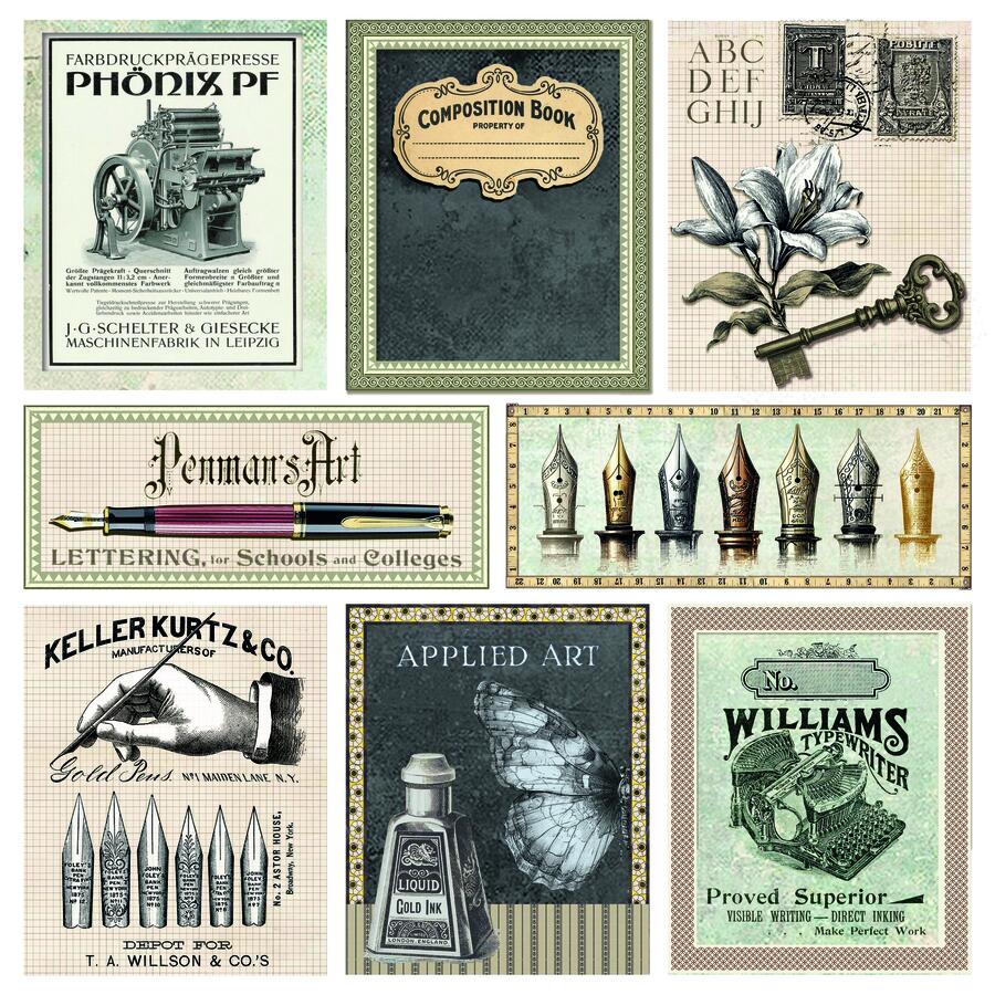 Typographic Paper Pad 20,3 x 20,3 