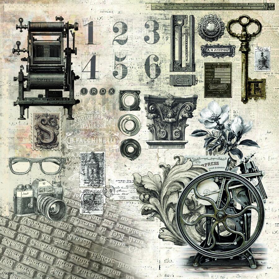 Typographic Paper pad 30,5 x 30,5 