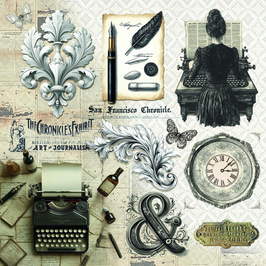 Typographic Paper pad 30,5 x 30,5 