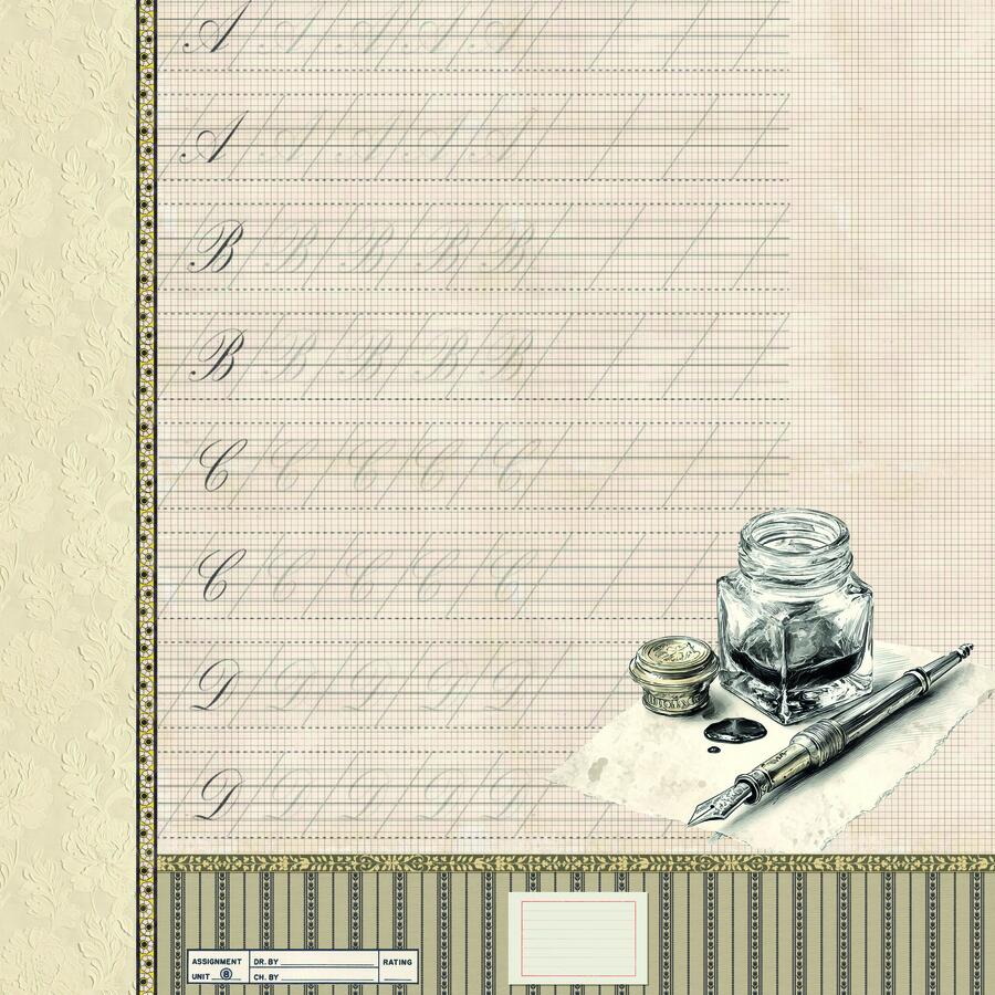 Typographic Paper pad 30,5 x 30,5 