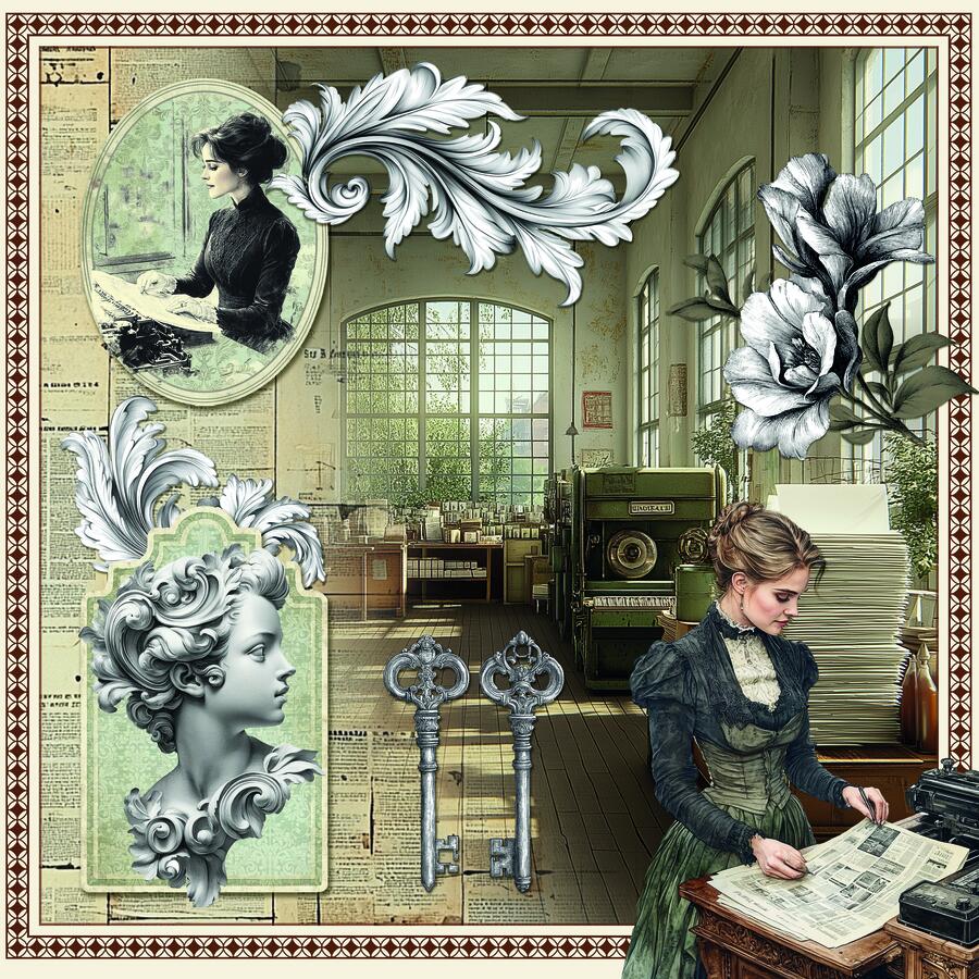 Typographic Paper pad 30,5 x 30,5 