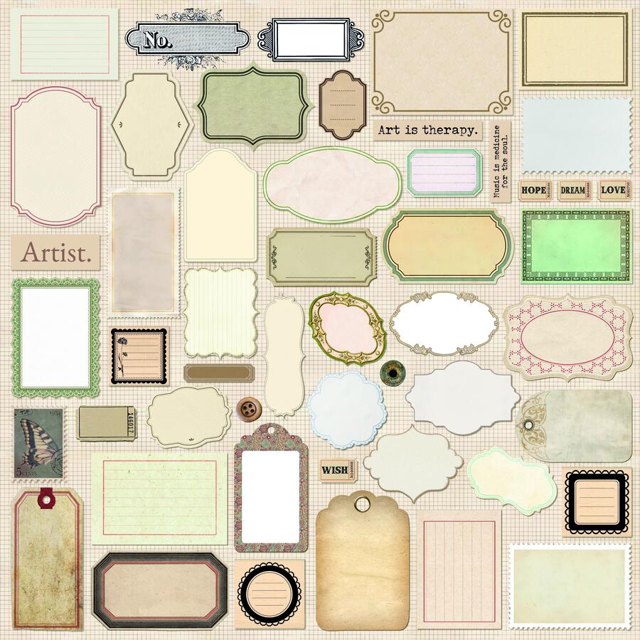 Typographic Paper pad 30,5 x 30,5 