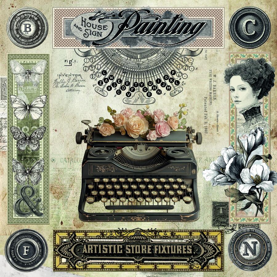 Typographic Paper pad 30,5 x 30,5 