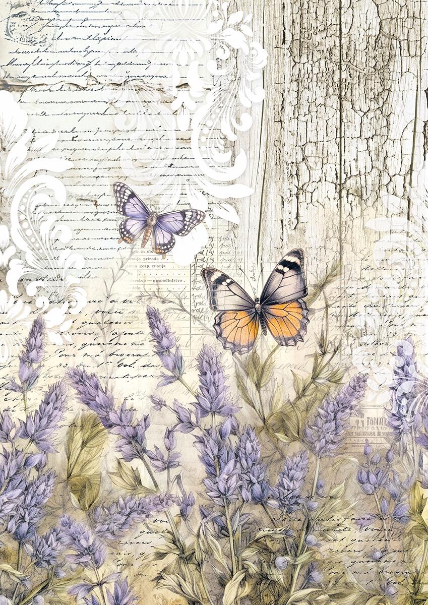 Tissue Paper A4 Mix 6 pz Whimsical Butterflies