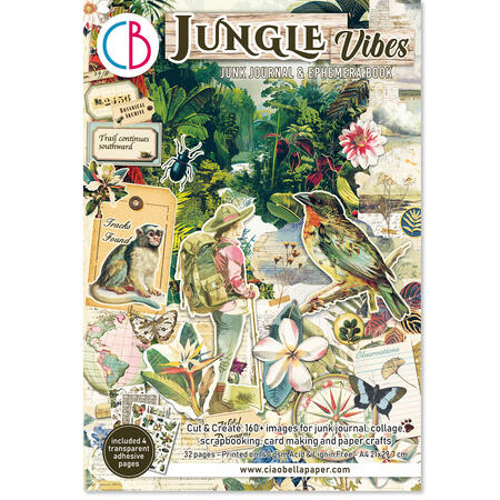 Junk Journal Ephemera Book Jungle Vibes