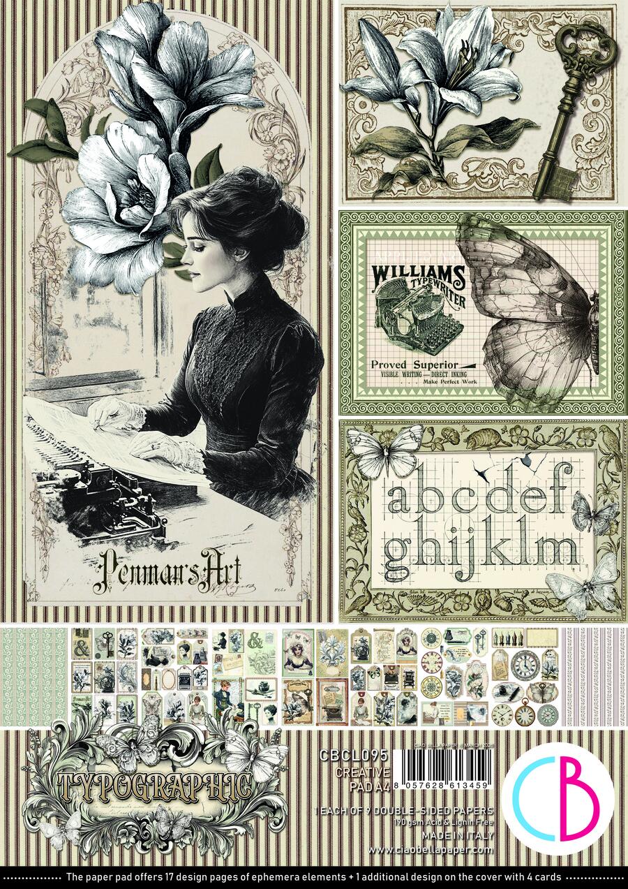 Typographic Creative Pad A4