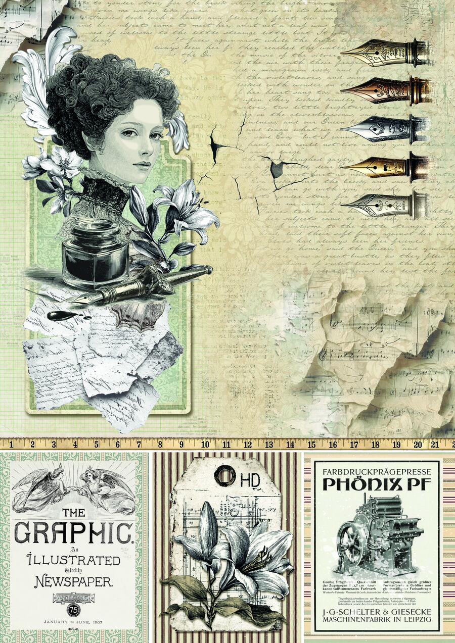 Typographic Creative Pad A4