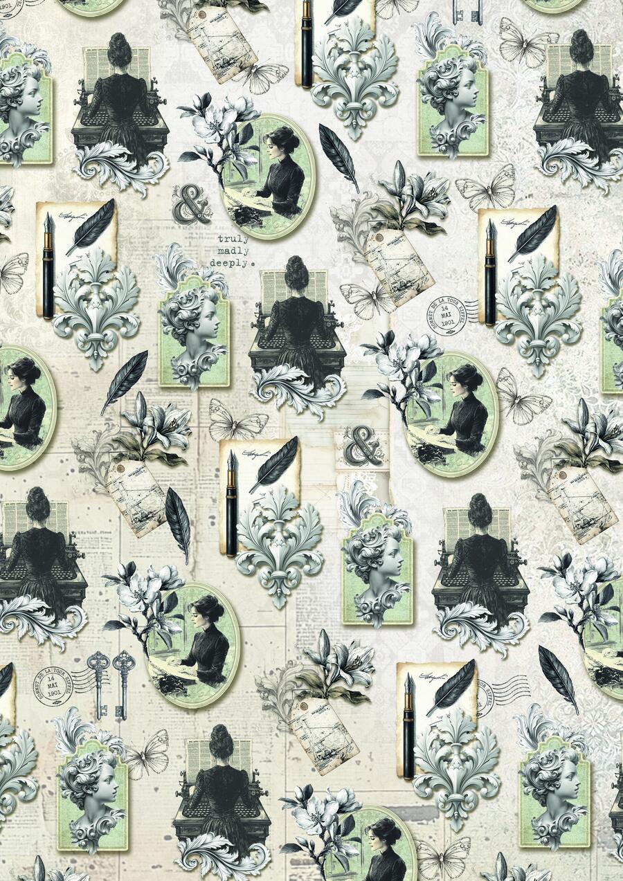 Typographic Creative Pad A4