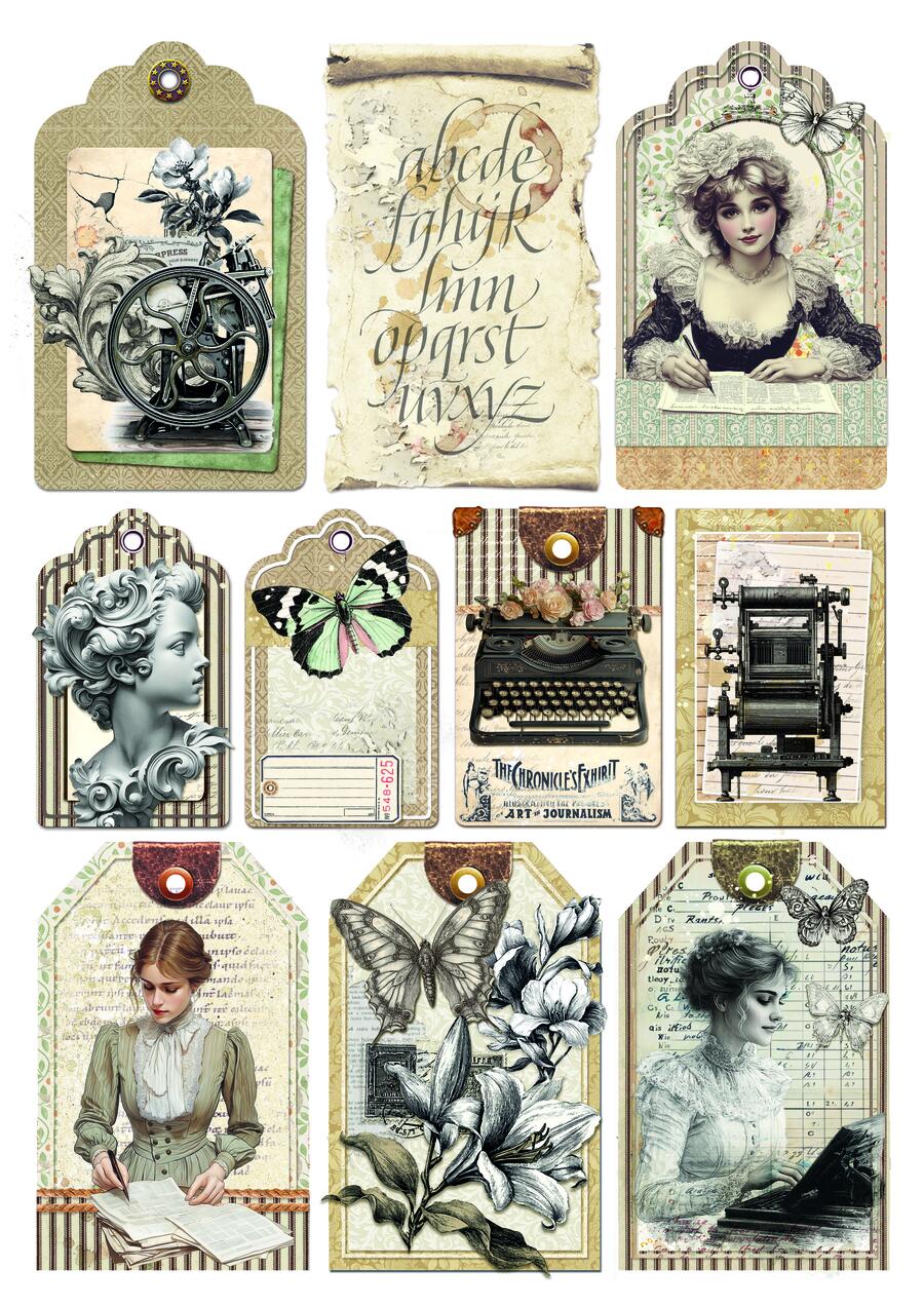 Typographic Creative Pad A4