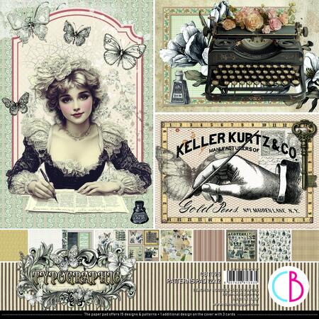 Typographic Patterns pad 30,5 x 30,5 