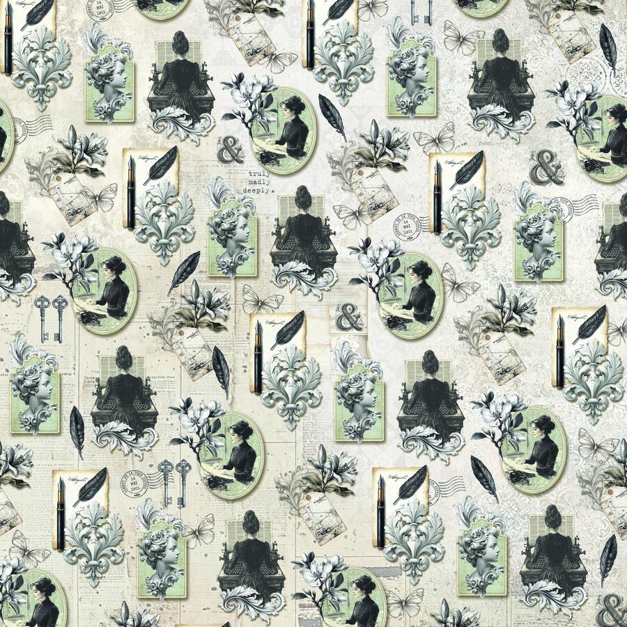 Typographic Patterns pad 30,5 x 30,5 