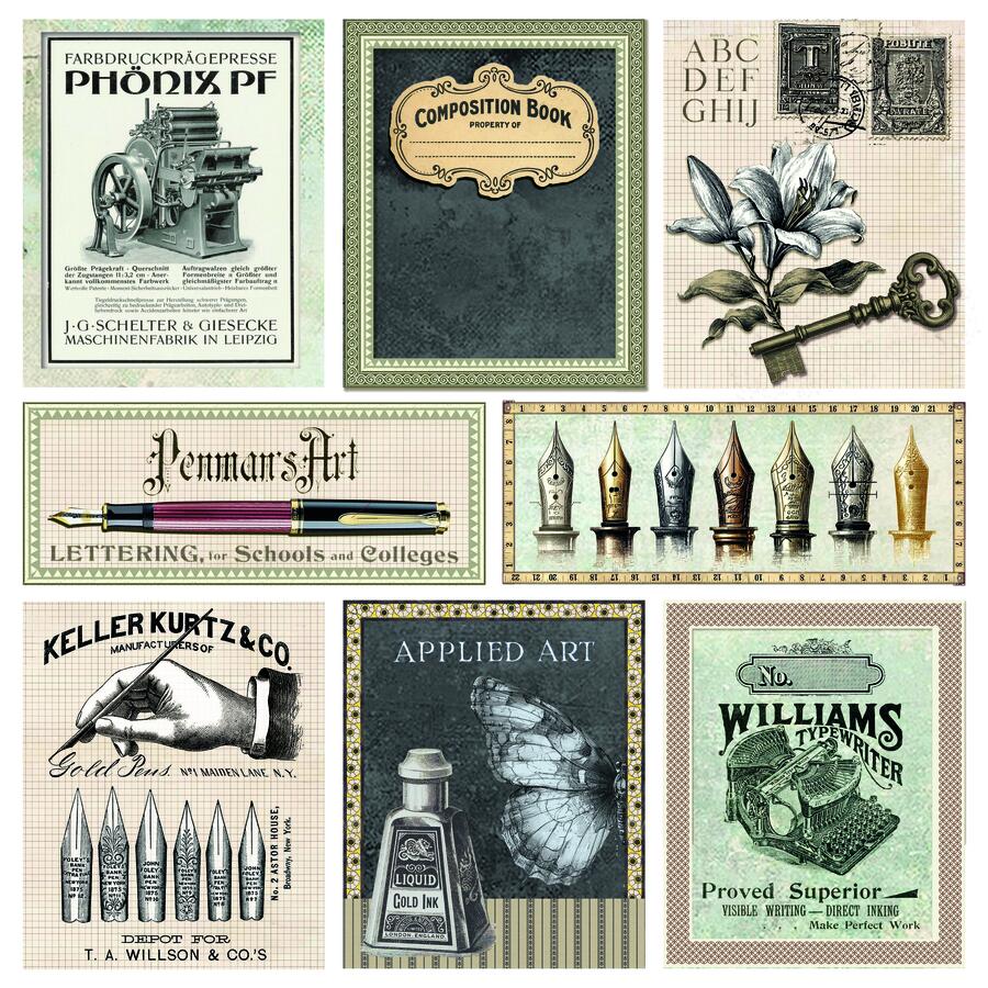 Typographic Patterns pad 30,5 x 30,5 