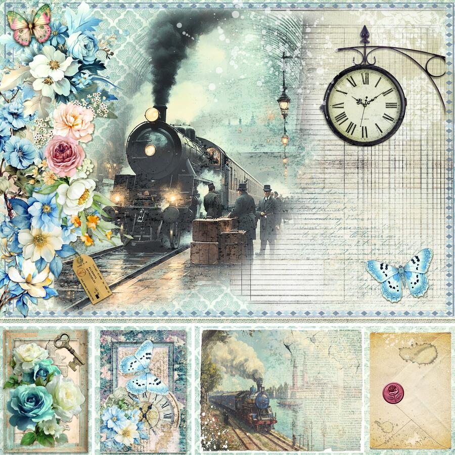 Eastern Journey Paper Pad 20,3 x 20,3 