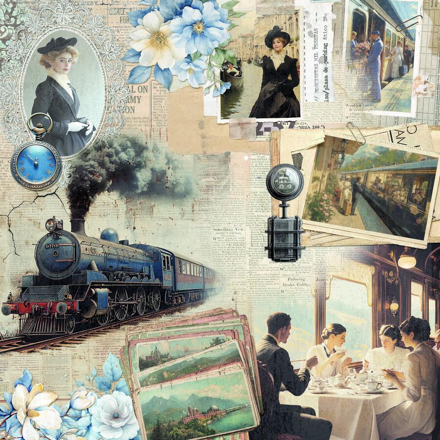 Eastern Journey Paper Pad 20,3 x 20,3 