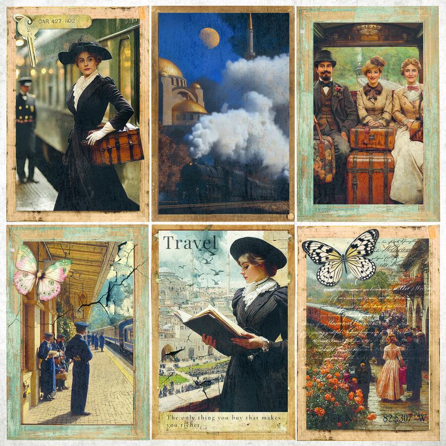 Eastern Journey Paper Pad 20,3 x 20,3 