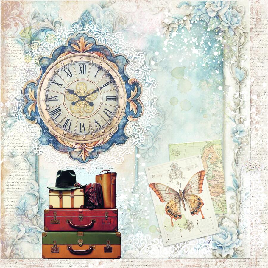 Eastern Journey Paper pad 30,5 x 30,5 