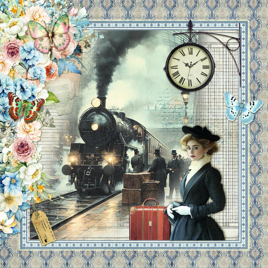 Eastern Journey Paper pad 30,5 x 30,5 