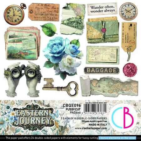 Eastern Journey Fussy Cut pad 15 x 15 cm