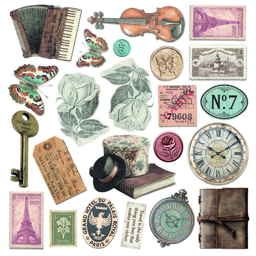 Eastern Journey Fussy Cut pad 15 x 15 cm