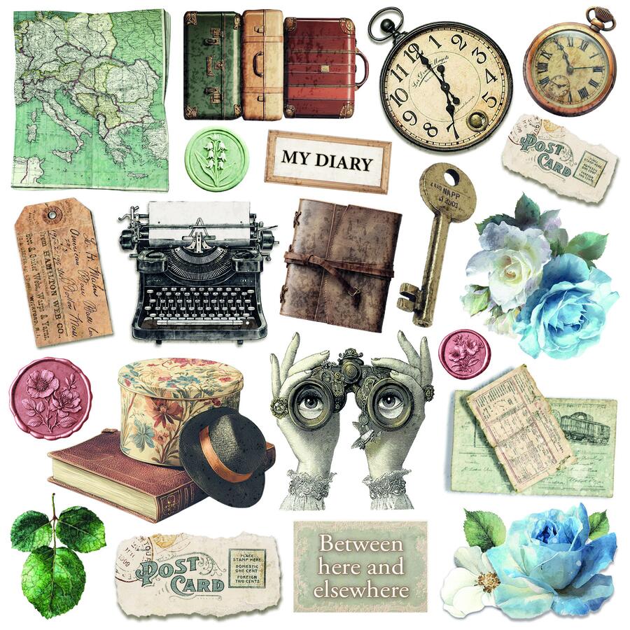 Eastern Journey Fussy Cut pad 15 x 15 cm