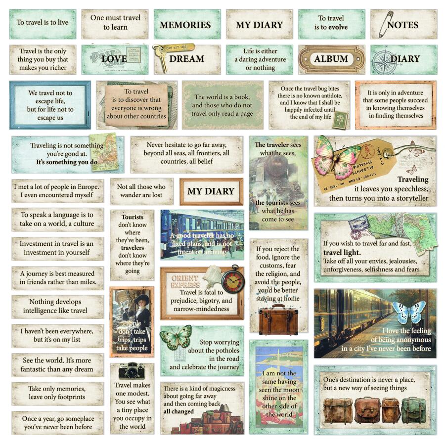 Eastern Journey Patterns pad 30,5 x 30,5 