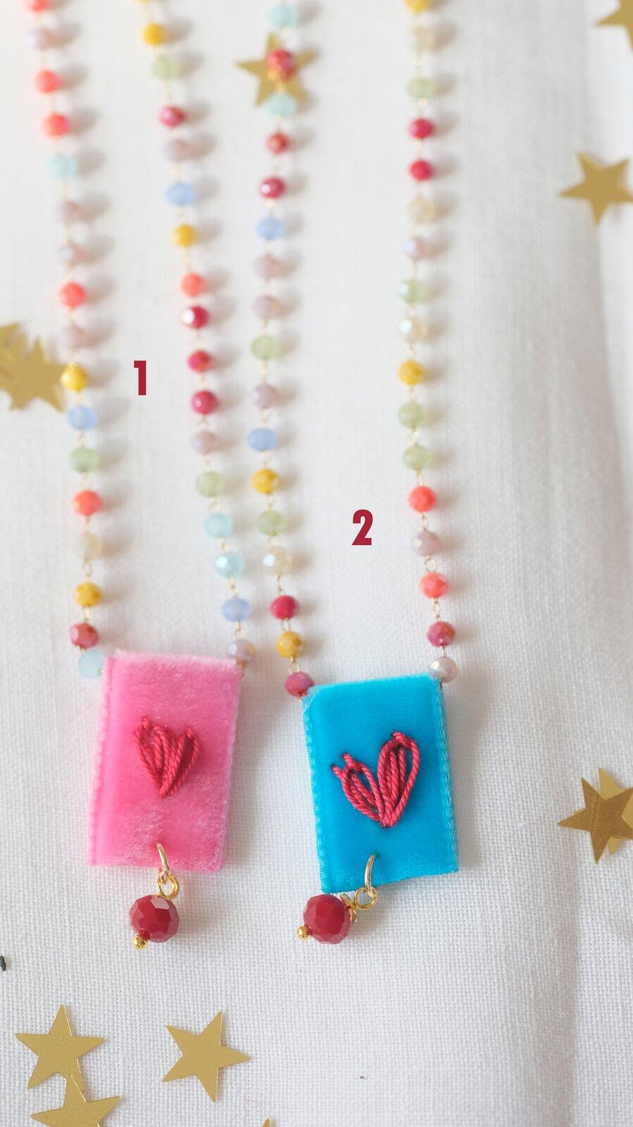 🍬 Collane HAPPY 🍬 in velluto - € 22,00