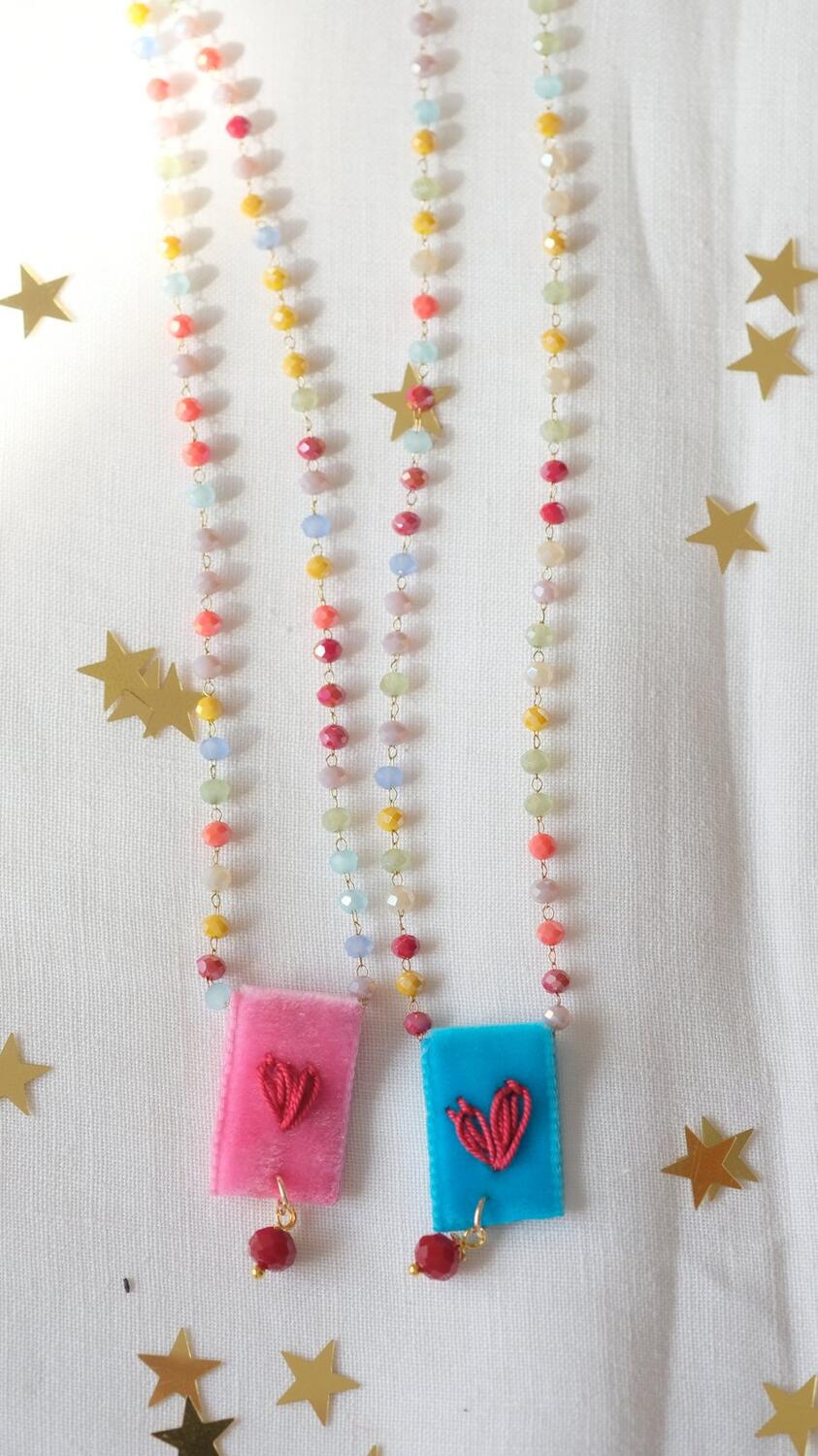 🍬 Collane HAPPY 🍬 in velluto - € 22,00