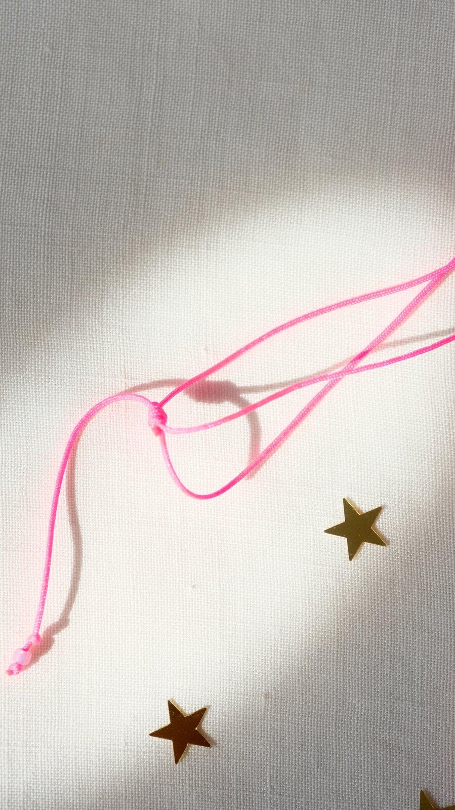 🍭 Collane SOGNI ROSA 🍭 in velluto, ricamato con perline  - € 22,00