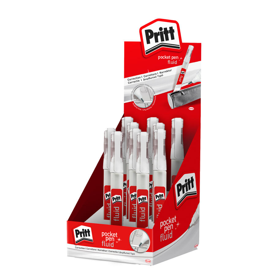 CORRETTORE PRITT POCKET PEN C/PUNTA METALLICA 8ML - Conf. 10 pz