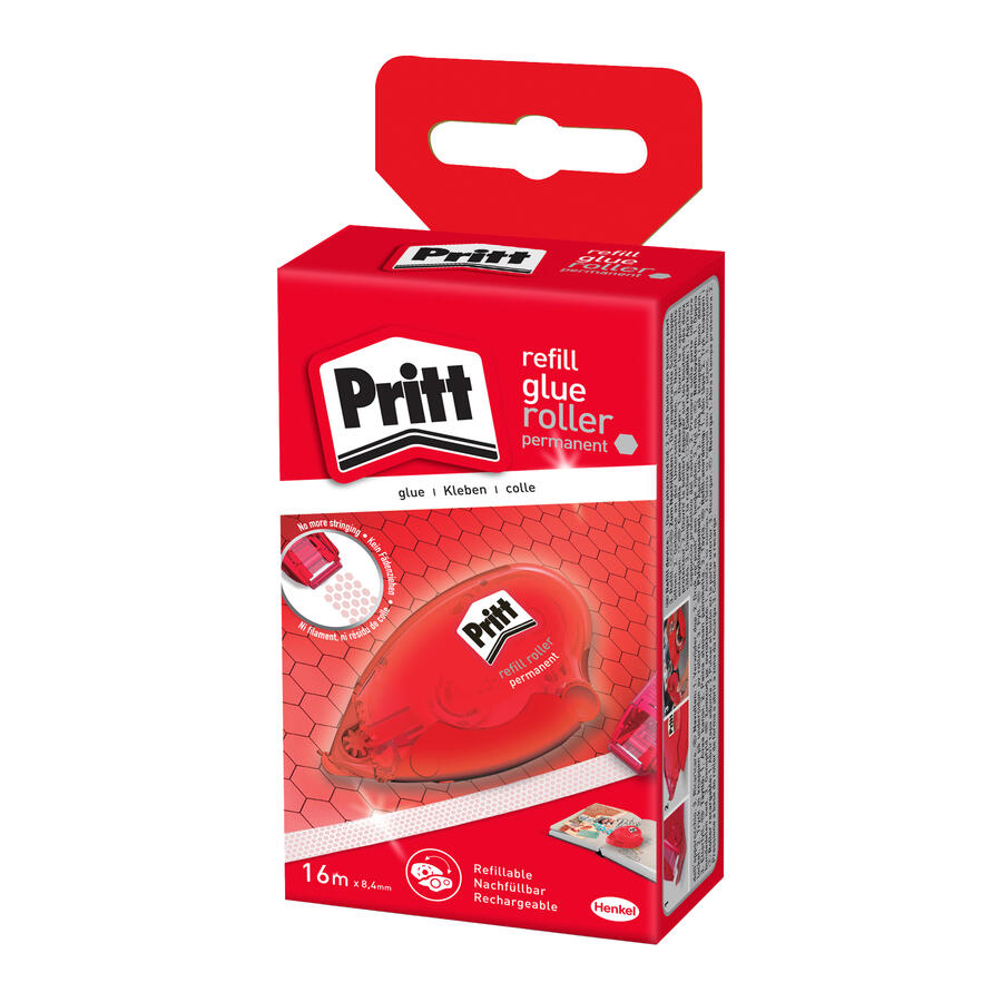 COLLA A NASTRO PRITT ROLLER SYSTEM 8,4mmx16mt PERMANENTE RICARICABILE