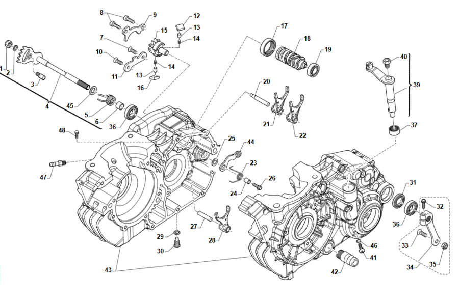 ALBERO DESMO KZ-R1 / KZ-R2 / KZ-R3 Om19 INTEGRALE