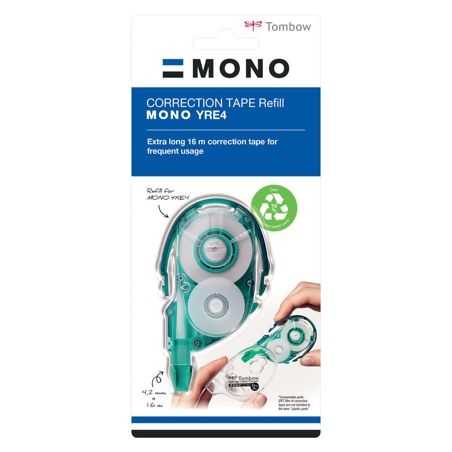 REFILL CORRETTORE A NASTRO 4,2MMX16M TOMBOW MONO YXE - conf. 6 pz