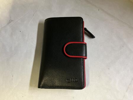 Portafoglio donna Gilu Nero/rosso 6048