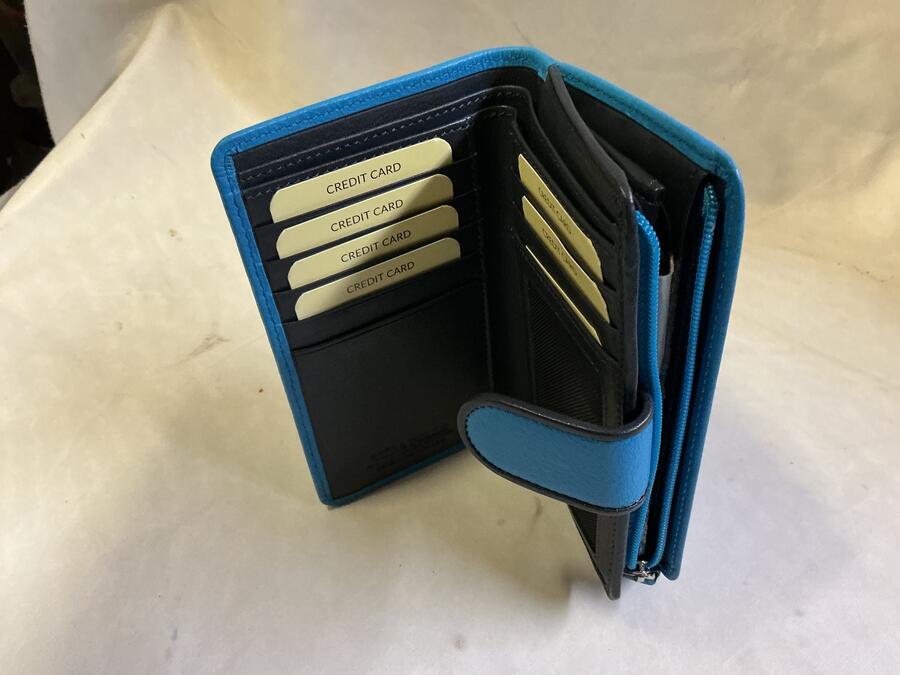 Portafoglio donna Gilu Turchese/blu 6048