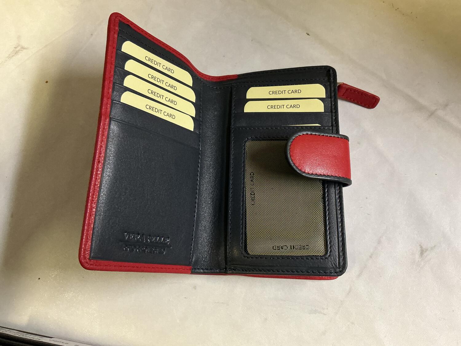 Portafoglio donna Gilu Rosso/blu 6048