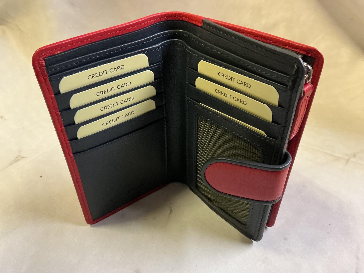 Portafoglio donna Gilu Rosso/blu 6048