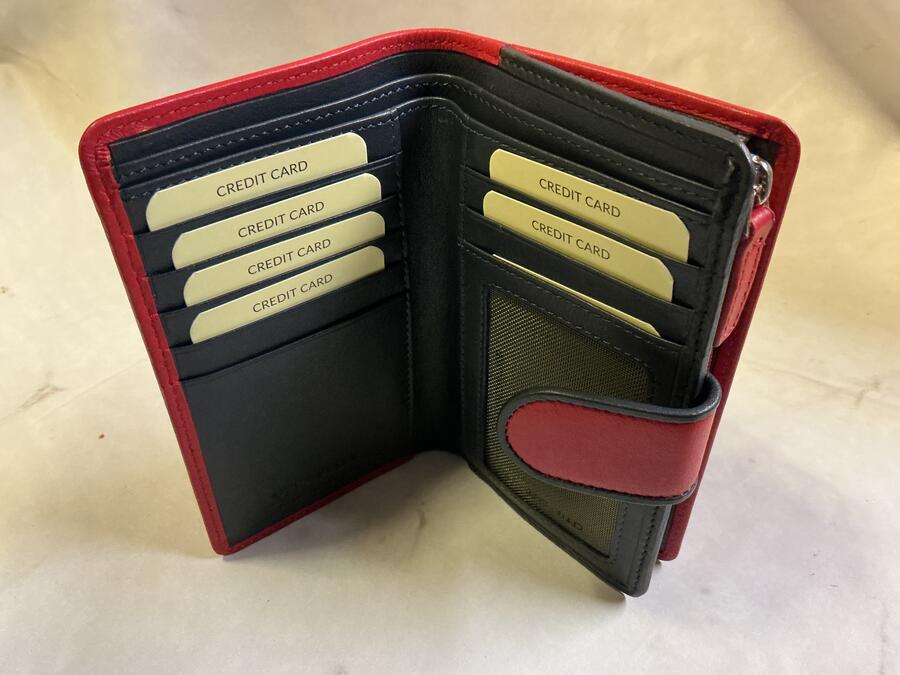 Portafoglio donna Gilu Rosso/blu 6048