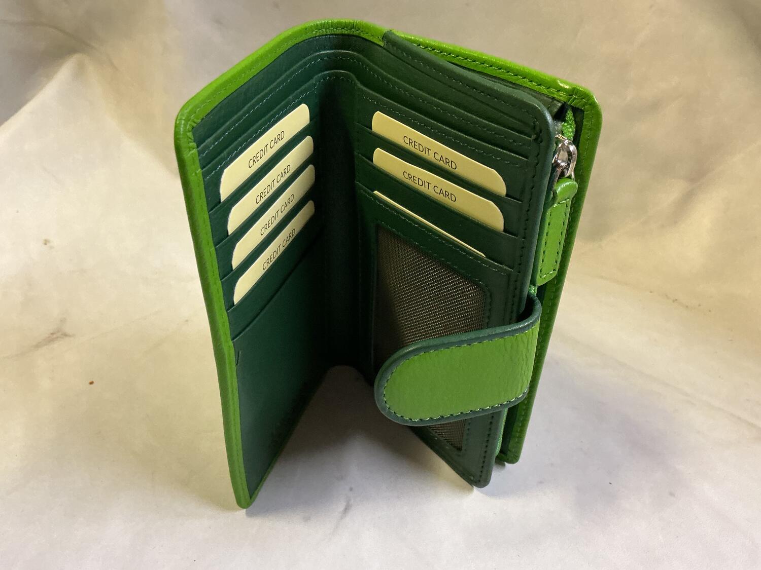 Portafoglio donna Gilu Line/verde 6048