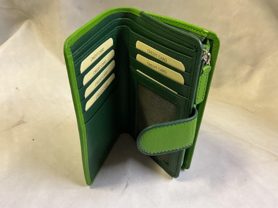 Portafoglio donna Gilu Line/verde 6048