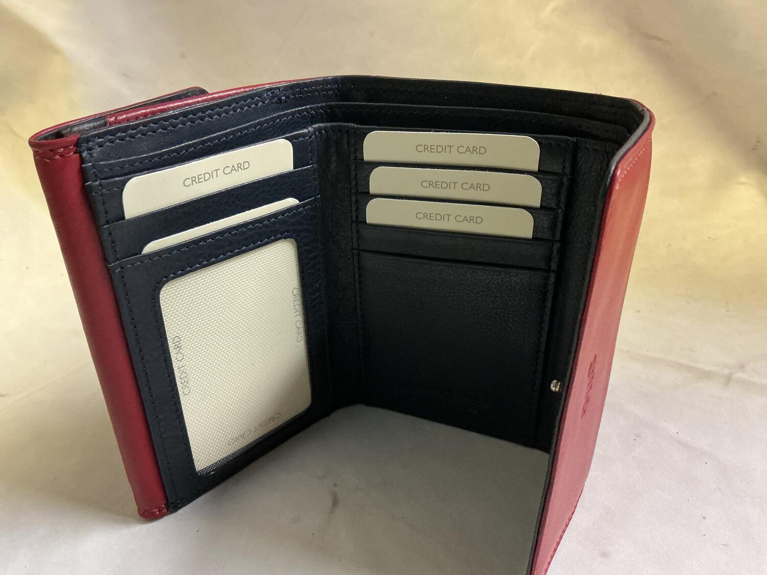 Portafoglio donna Gilu Rosso/blu 1160