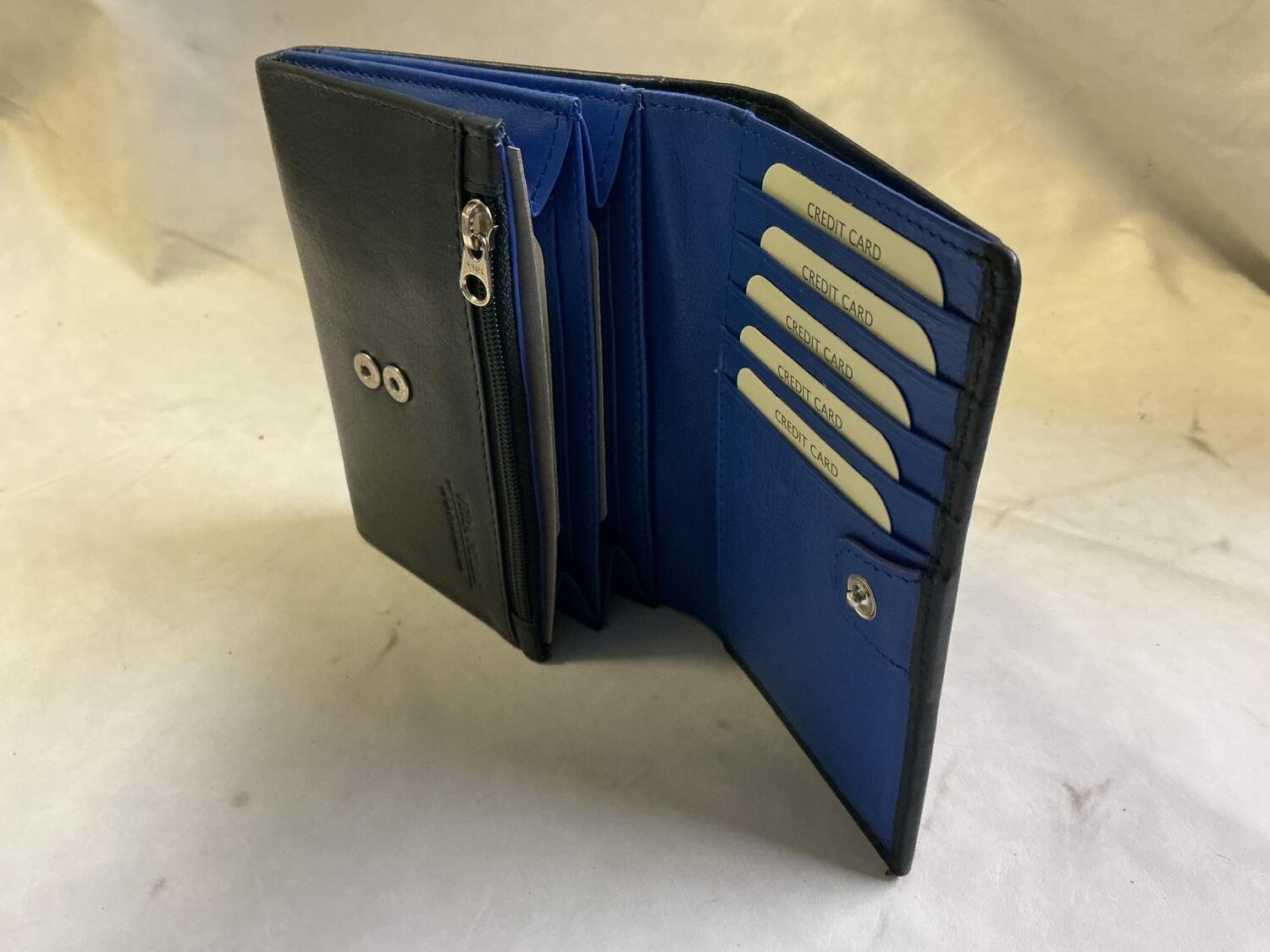 Portafoglio donna Gilu blu/blu elettrico 1164