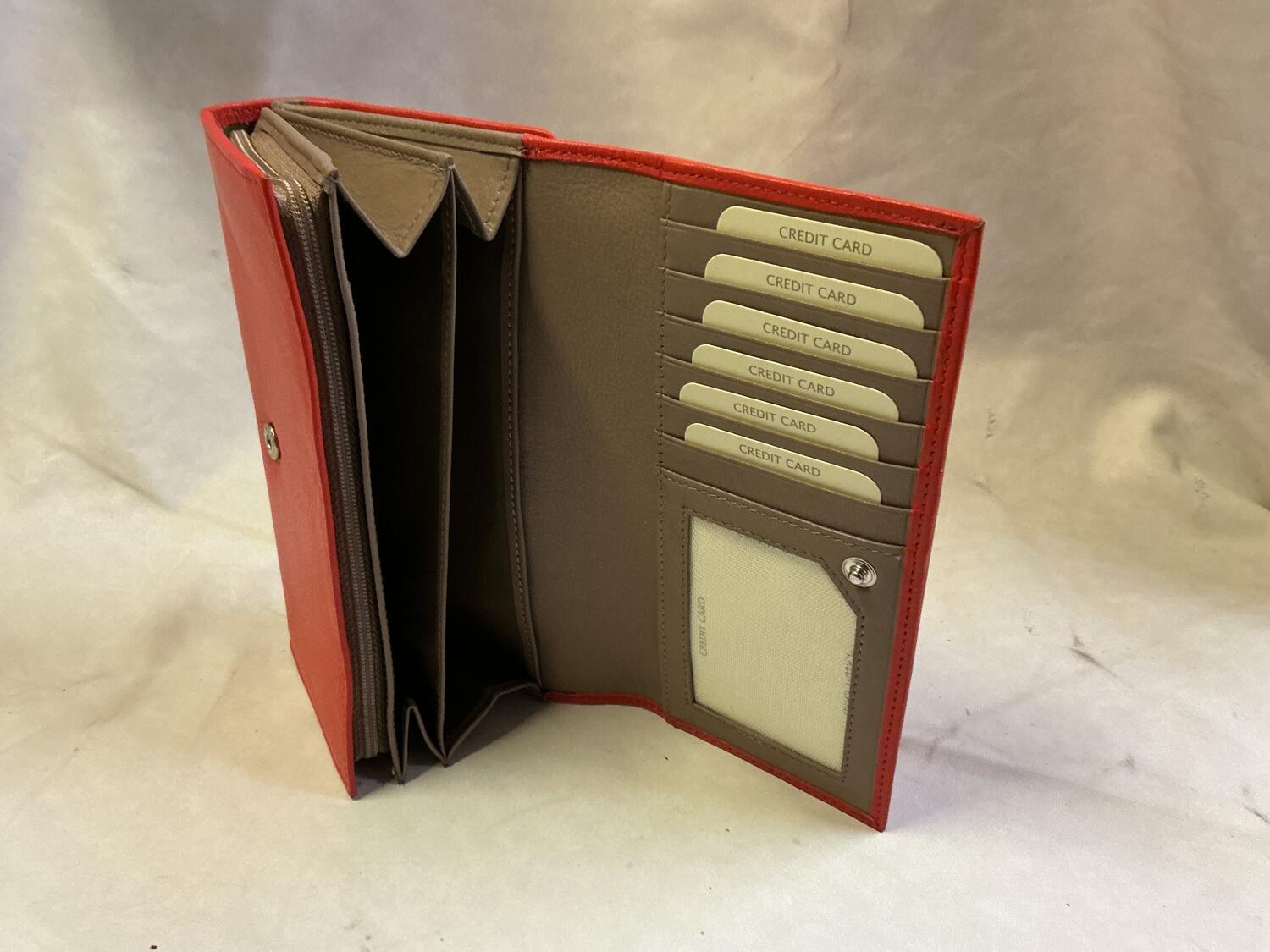 Portafoglio donna Gilu Arancio/taupe 155