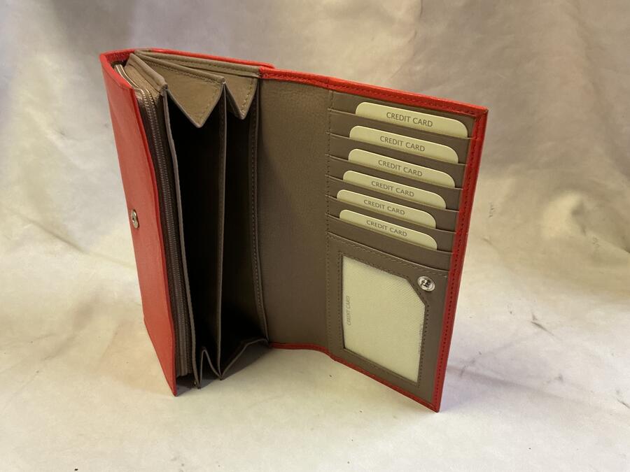 Portafoglio donna Gilu Arancio/taupe 155