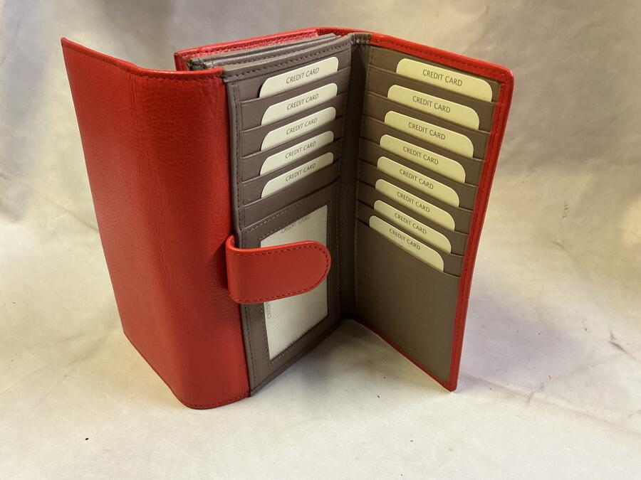 Portafoglio donna Gilu Arancio/taupe 155