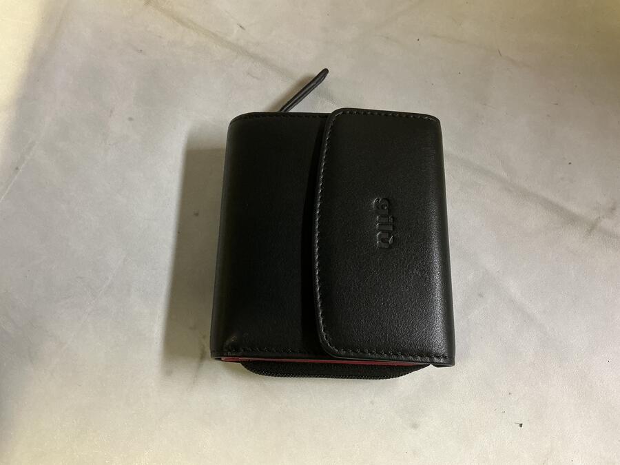 Portafoglio donna Gilu Nero/rosso 8846