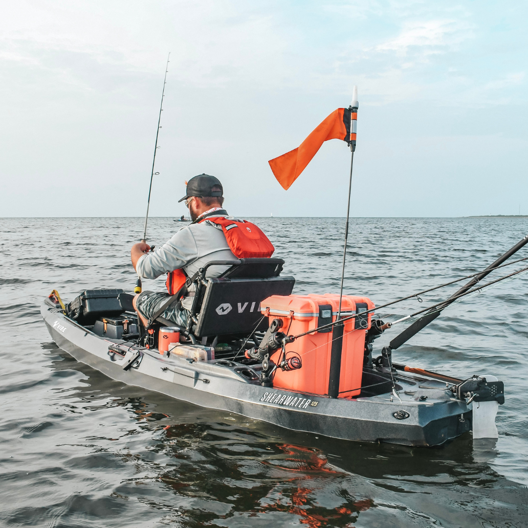 Kayak da pesca a pedali Vibe SHEARWATER 125 X-Drive - 381 cm 
