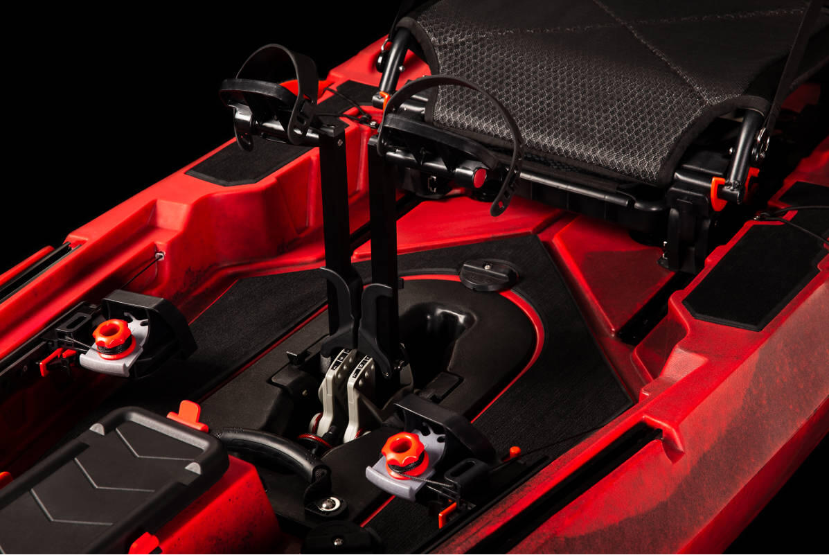 Kayak da pesca a pedali Vibe SHEARWATER 125 X-Drive - 381 cm 