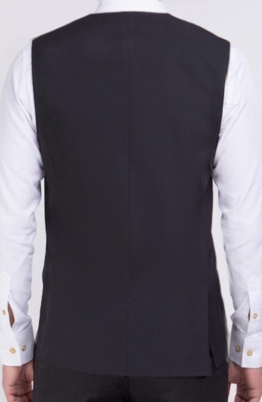 Gilet lungo stile giacca tutto in stoffa senza raso dietro con spacchetti laterali U720