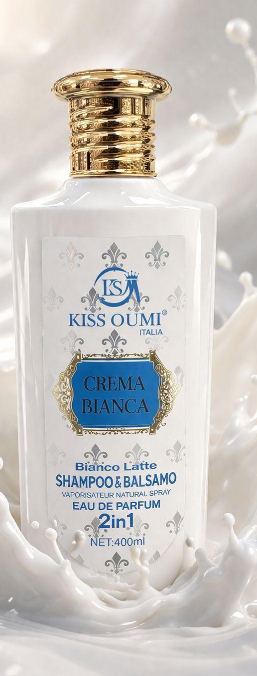 KISS OUMI 2 IN 1 SHAMPOO & BALSAMO BIANCOLATTE DA 400 ml
 [Confezione da 12 pezzi]